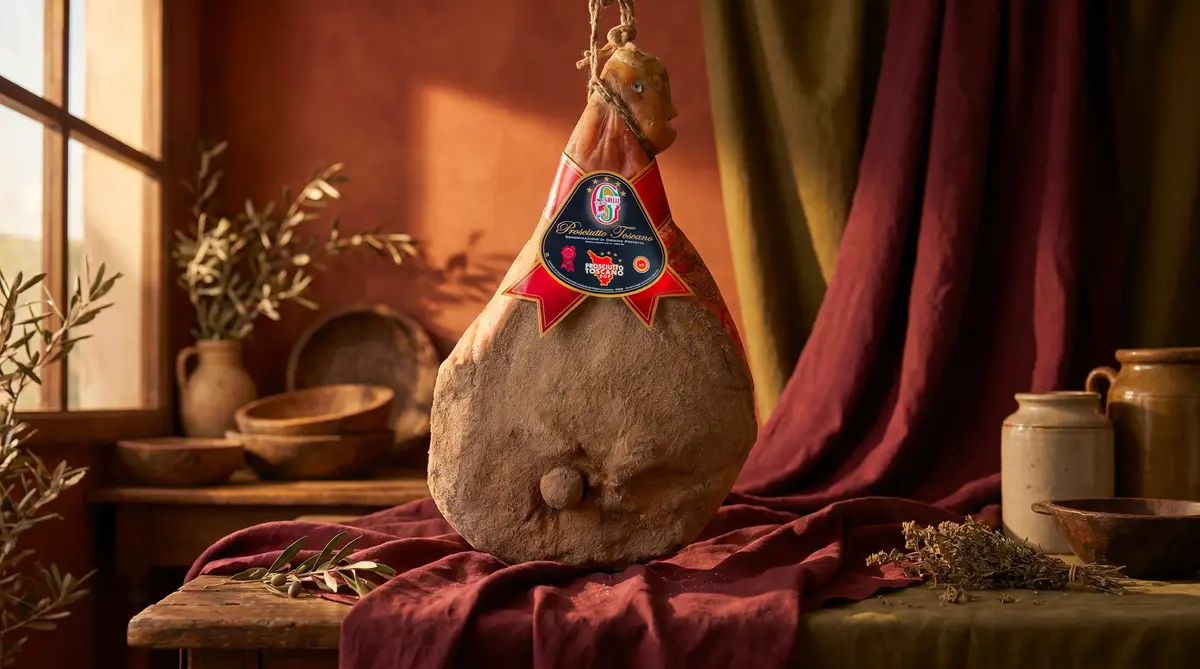 Coscia di Prosciutto Toscano DOP Ghelli S.p.A. — stagionatura minima 16 mesi